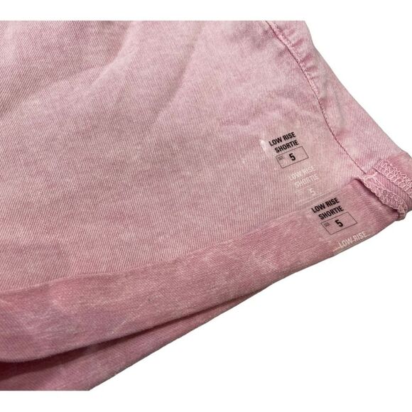 NWT SO Size 5 Pink Low Rise Favorite 2.5 inch inseam Shorties - Picture 6 of 8